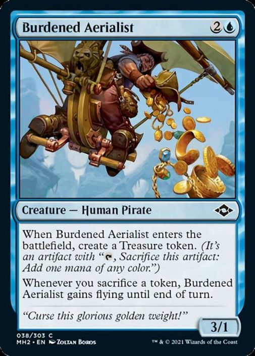 Burdened Aerialist Foil Kunto: Near Mint
