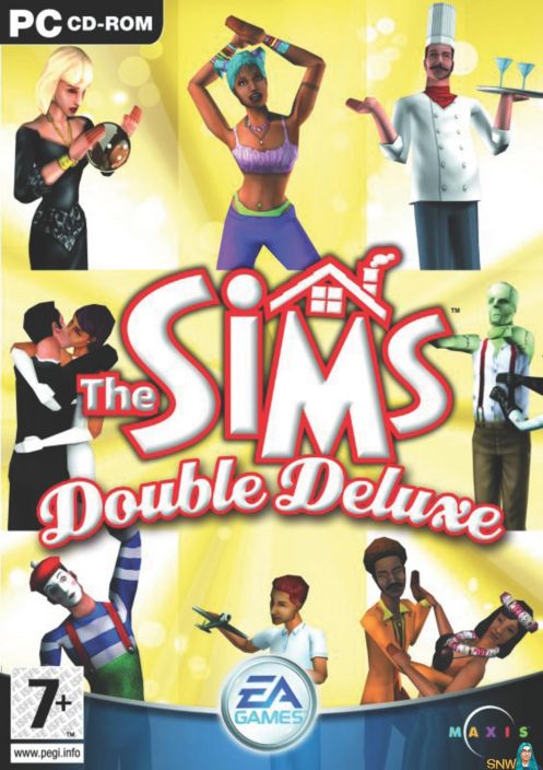 Sims Double Deluxe kaytetty PC