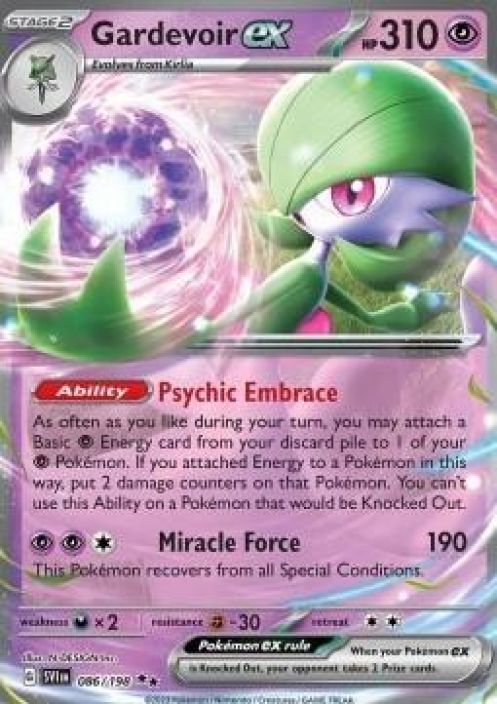 Gardevoir ex 086/198 Misprint Kunto: Excellent