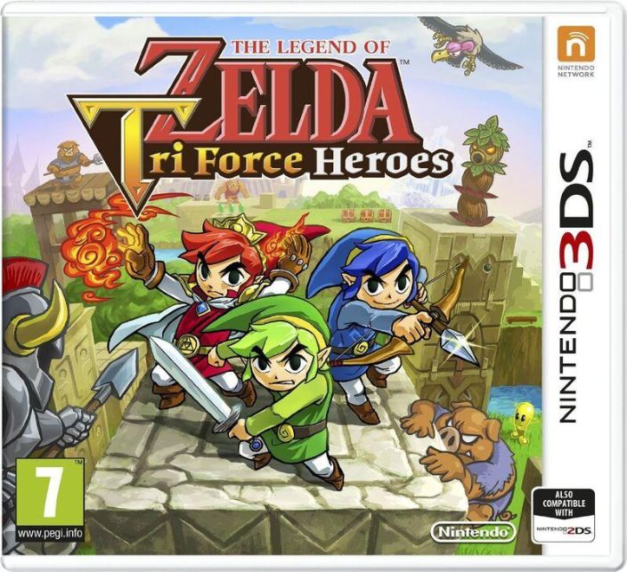 The Legend of Zelda TriForce Heroes 3DS kaytetty