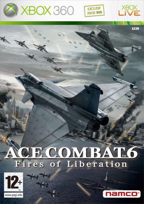ace combat 6 fires of liberation xbox 360 kaytetty