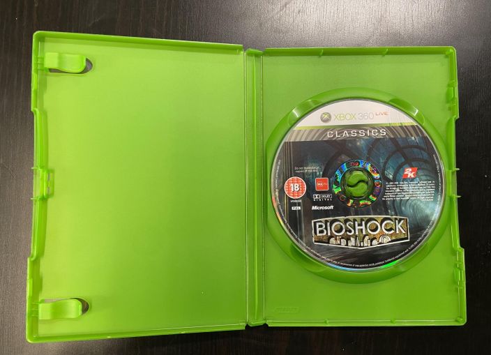 Bioshock loose kaytetty Xbox360 ei omia kansi pahveja