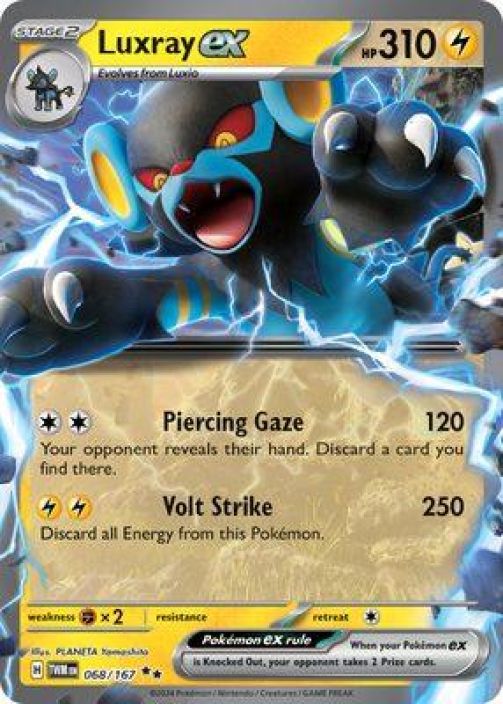 Luxray ex 068/167 Kunto: Near Mint