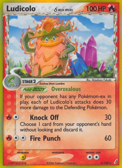 Ludicolo 6/100 Kunto: Played