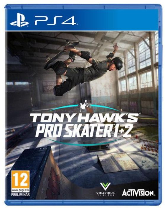 Tony Hawk's Pro Skater 1 and 2 Remaster kaytetty PS4