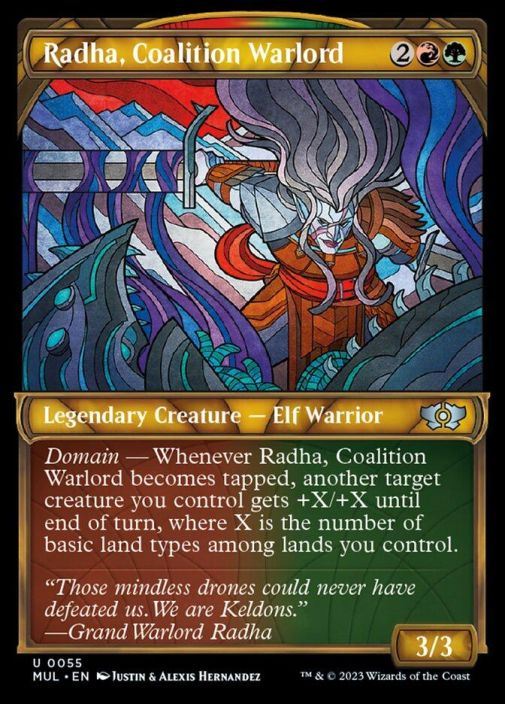 Radha, Coalition Warlord Foil Kunto: Near Mint