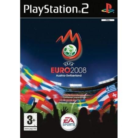 UEFA euro 2008 kaytetty PS2 +SWE Manuaali Ruotsinkieliset kannet ja manuaali, pelin kieli Englanti