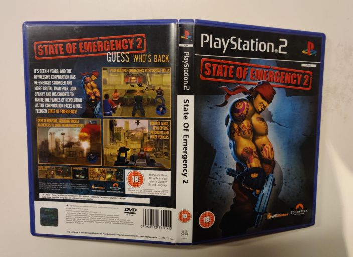 State Of Emergency PS2 kaytetty