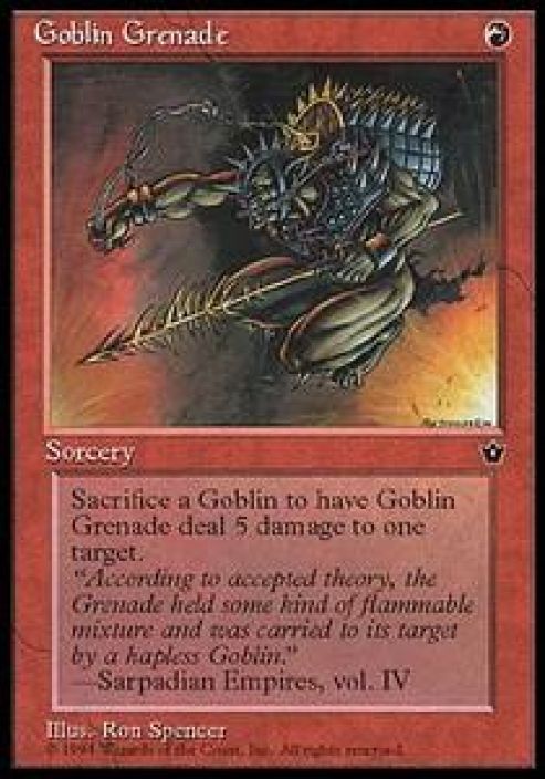 Goblin Grenade Kunto: Excellent