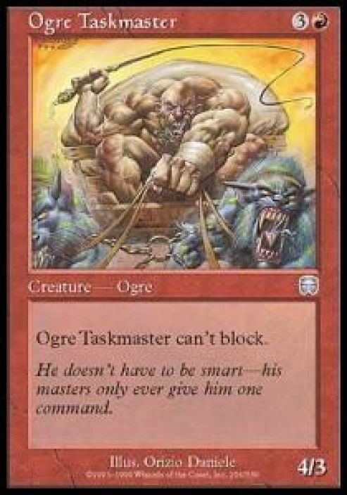 Ogre Taskmaster Kunto: Excellent
