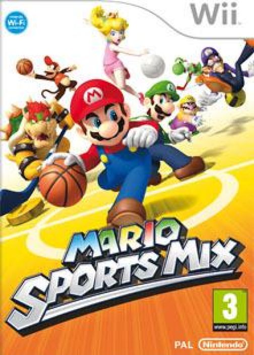 Mario Sports Mix Wii kaytetty Suomi kannet - ei manuaalia