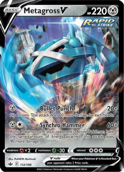 Metagross V 112/198 Kunto: NM