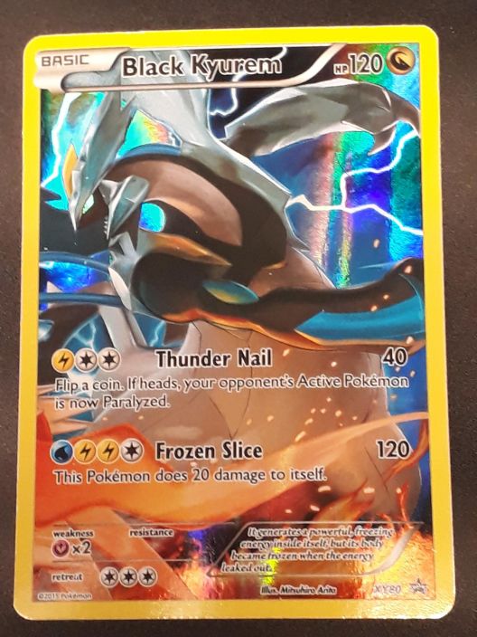 Black Kyurem XY80 Promo Excellent Kunto: Excellent