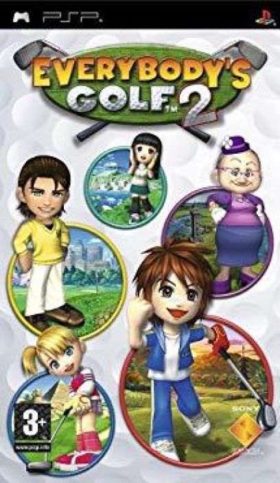 Everbody's golf 2 kaytetty PSP