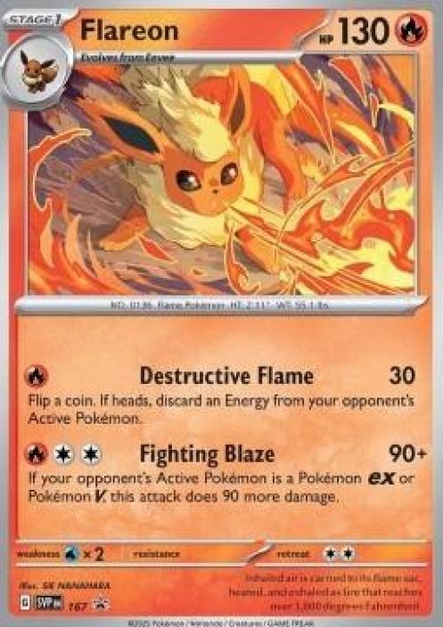 flareon 167 promo kunto:near mint