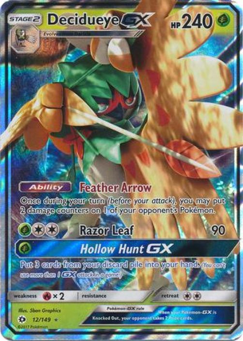 Decidueye GX 12/149 Kunto: Played