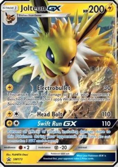 Jolteon GX SM173 Kunto: Near Mint