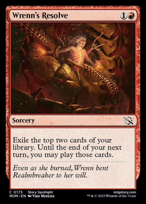 Wrenn's Resolve Foil Kunto: Near Mint