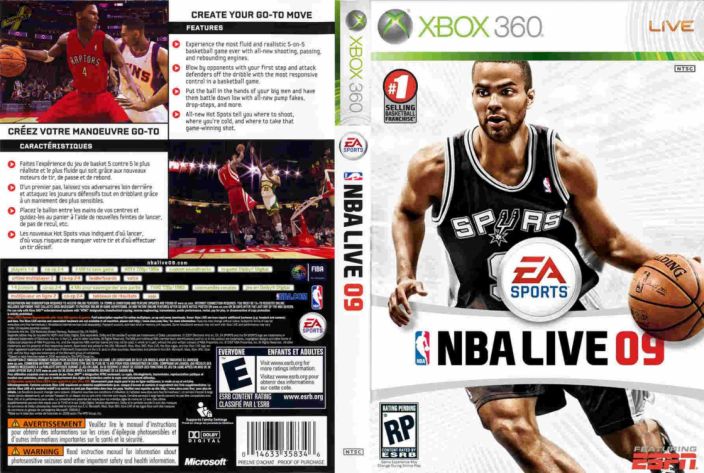NBA Live 09 Kaytetty X360