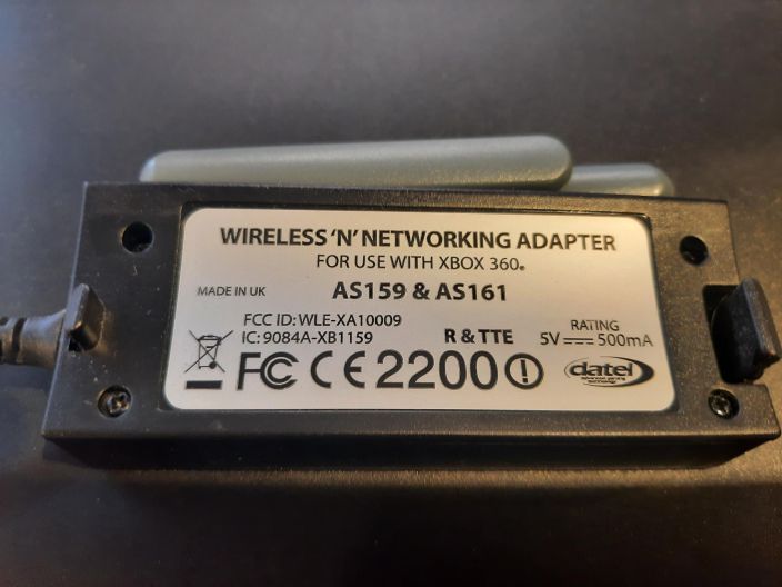 Wireless Networking Adapter Xbox 360 Kaytetty