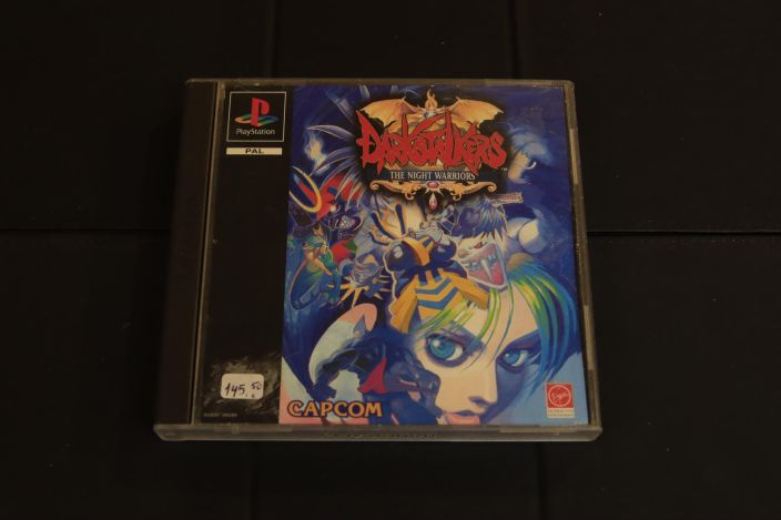 Darkstalkers The Night Warriors kaytetty PS1 CIB - hyva kunto - CAPCOM
