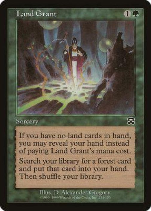 Land Grant - Mercadian Masques Kunto EX