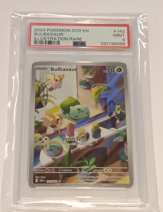 Bulbasaur 143/142 Illustration Rare PSA 9 Kunto: MINT PSA 9