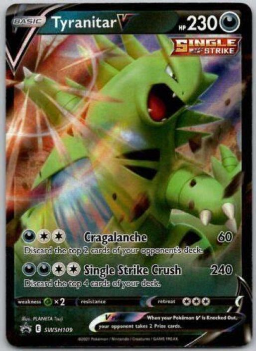 Tyranitar V SWSH109 Kunto: Near Mint (NM)