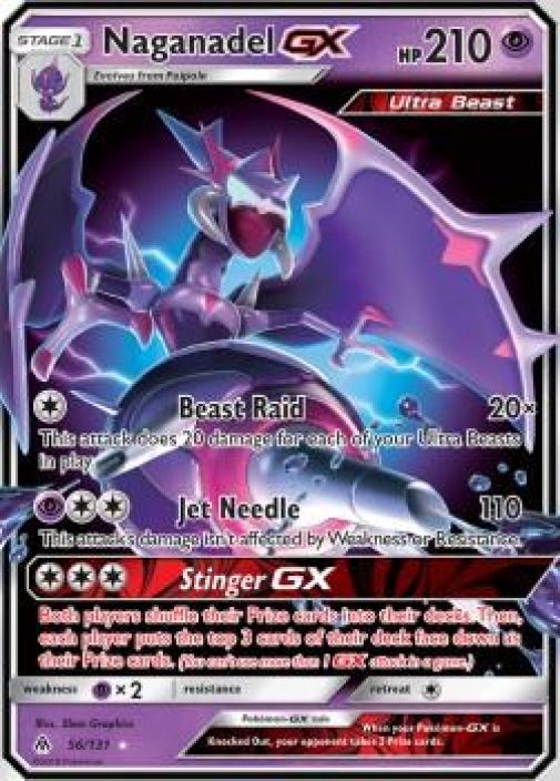 Naganadel gx 56/131 kunto: near mint