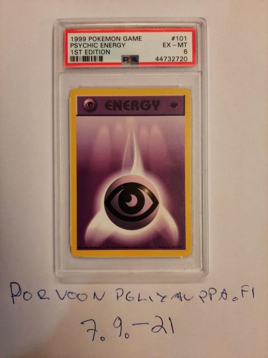 PSYCHIC ENERGY 1ST EDITION PSA 6 PSA 44732720