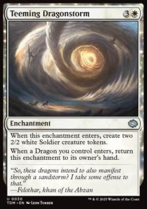 Teeming Dragonstorm Foil Kunto: Near Mint