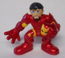 Marvel Super Hero Squad Iron Man 2008 Holding Helmet 