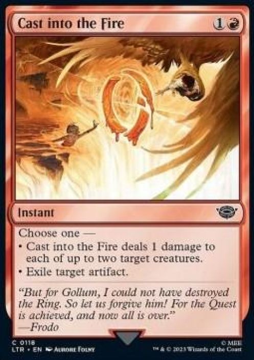 Cast into the Fire Kunto: Near Mint