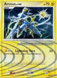 Arceus LV.100 AR6 Reverse Holo LP
