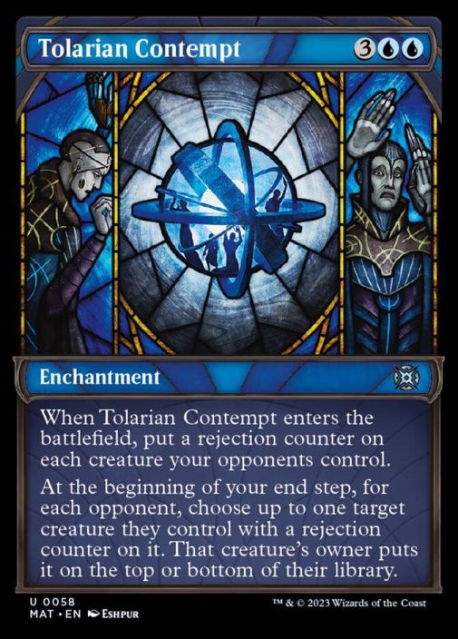Tolarian Contempt U0058 NM Kunto NM