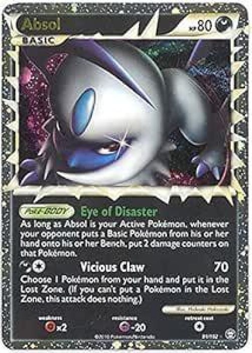 absol 91/102 holo Kunto: LP
