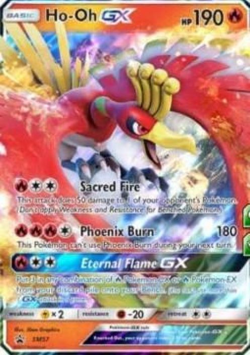Ho-oh gx SM57 kunto: near mint