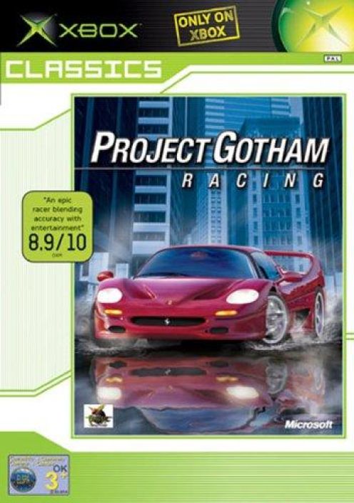 Project Gotham Racing Xbox Kaytetty