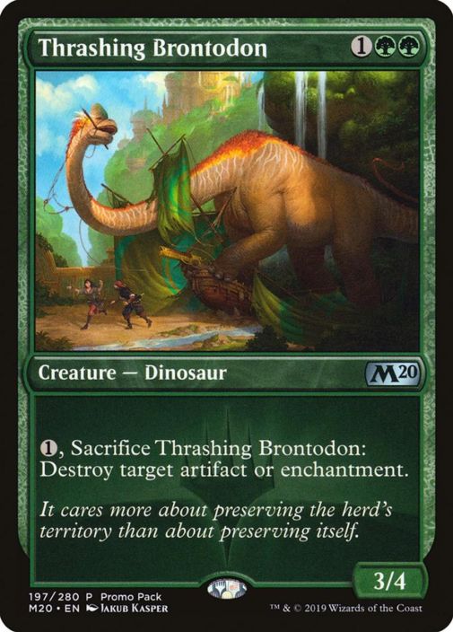 Thrashing Brontodon Kunto: NM 