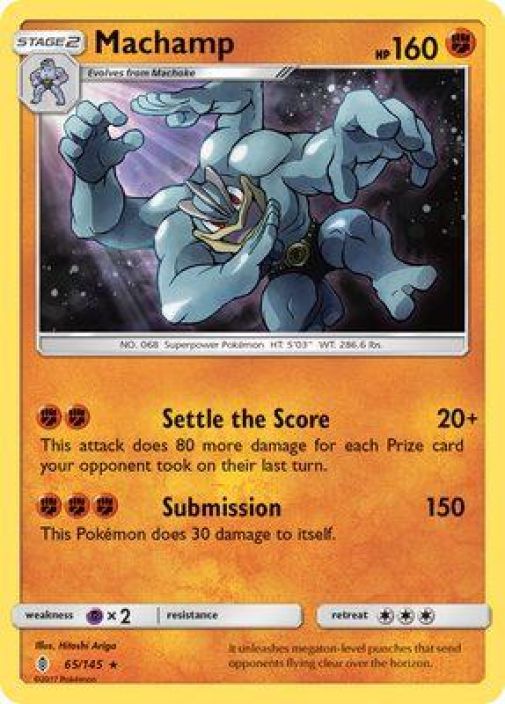 Machamp 065/145 Reverse Holo Kunto NM