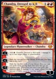 Chandra, Dressed to Kill Foil Promo