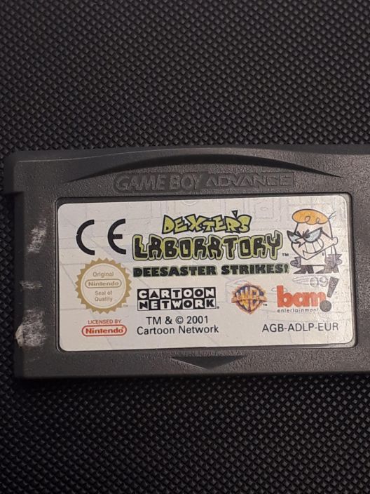 Dexters Laboratory Deesaster Strikes Loose Gameboy Advance Euroopan Versio