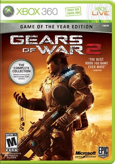 Gears of War 2 Game of The Year Edition kaytetty X360