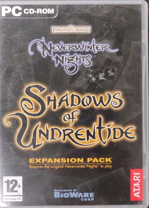 Neverwinter Nights: Shadows of Undrentide Kaytetty PC