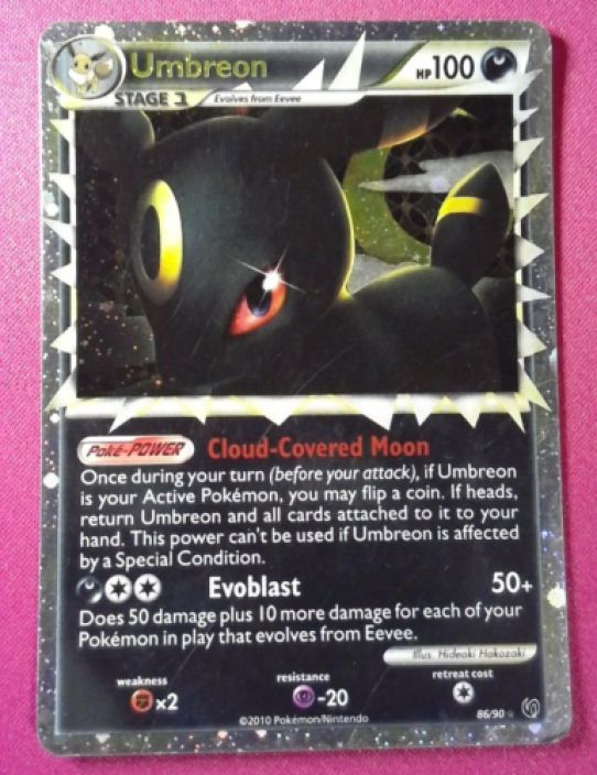 Umbreon 86/90 Kunto: Played