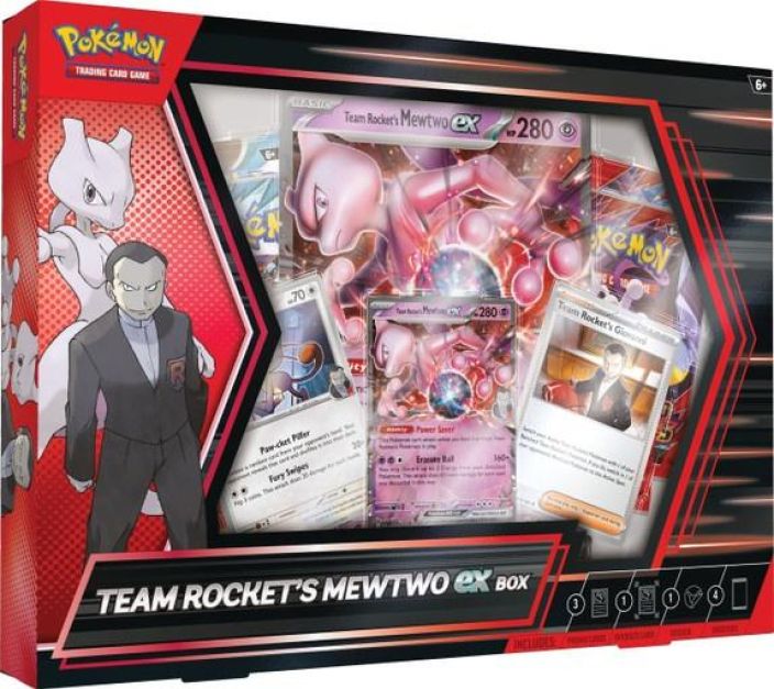 Pokemon Team Rockets Mewtwo ex Laatikko