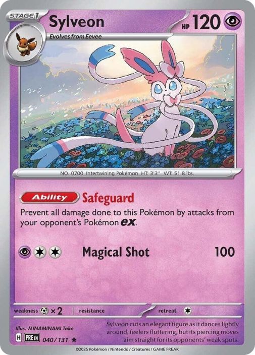 Sylveon 040/131 Reverse Holo Kunto: Near Mint