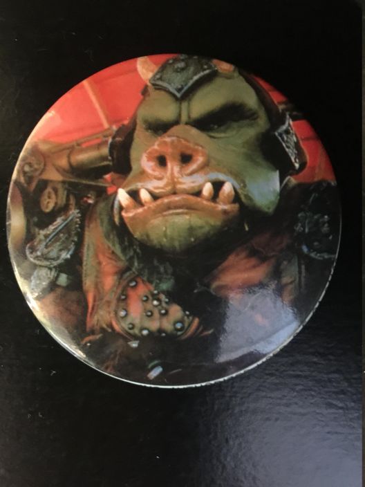 Star Wars Return of The Jedi Photo Button Gamorrean Guard Loose (1983) Loose