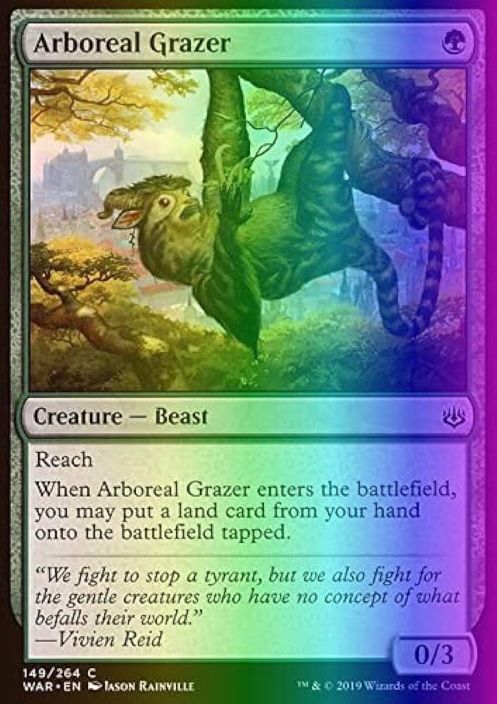 Arboreal Grazer Foil Kunto:Near Mint