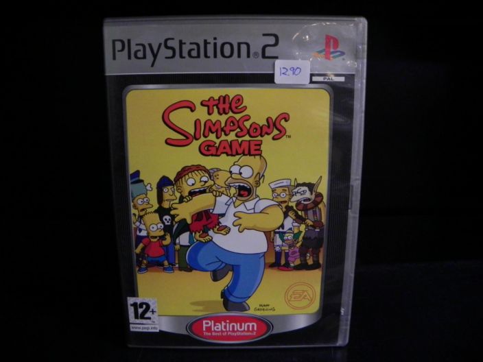 The Simpsons videopeli kaytetty PS2